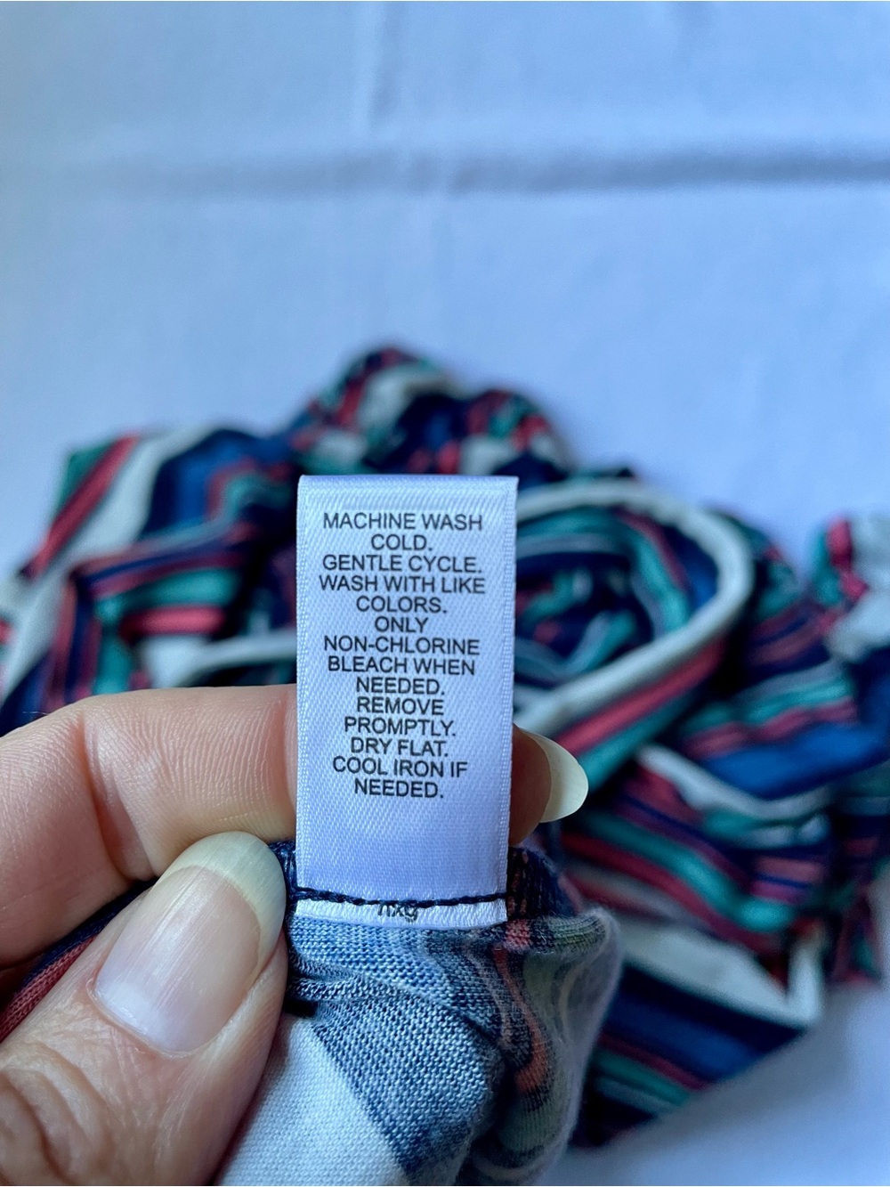 Striped A-Line Midi Skirt - Blue & Pink
Size 22/24 W - Picture 10 of 11